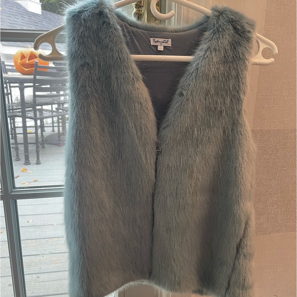 Splendid faux fur vest never worn